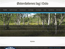 Tablet Screenshot of osterdolene.no
